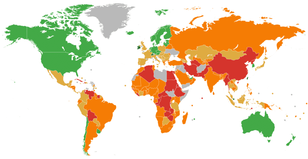 Mappa libertà economica
