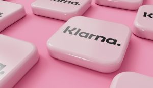 Logo dell'azienda "Klarna"