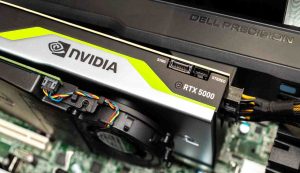 Scheda con logo Nvidia